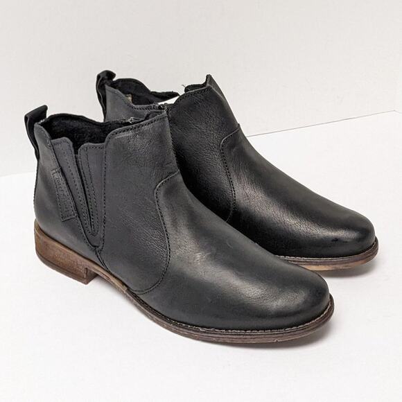 Josef Seibel Sienna 45 Ankle Boots, Black Leather, Women\'s 41 EU (US 10-10.5)